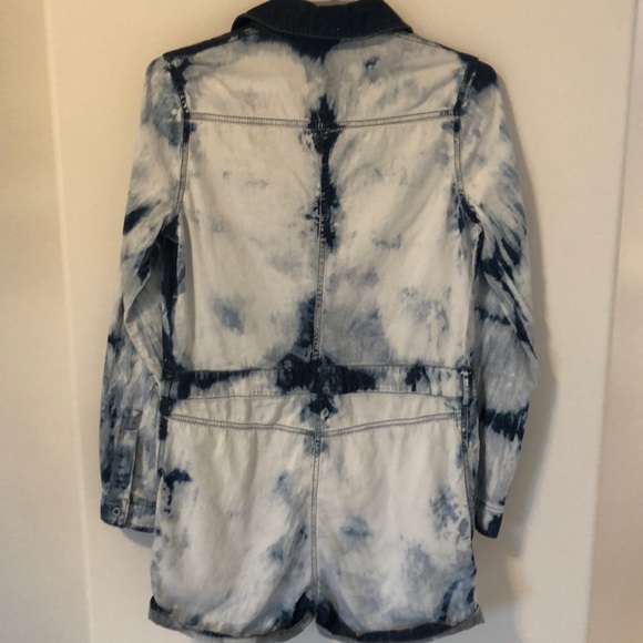 FashionNova Button Up Denim Rhomper - Picture 2 of 2